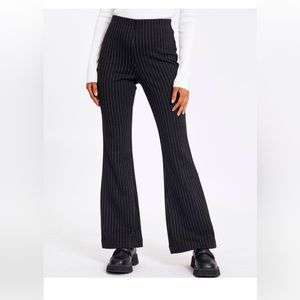Pinstriped Flare Stretch Pant